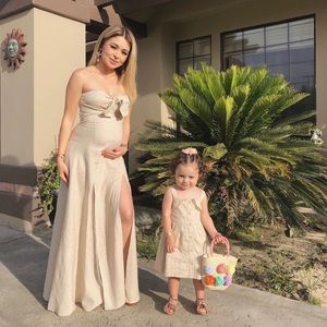 Long Strapless Dress